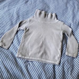 Nui Organics waffle knit turtle neck